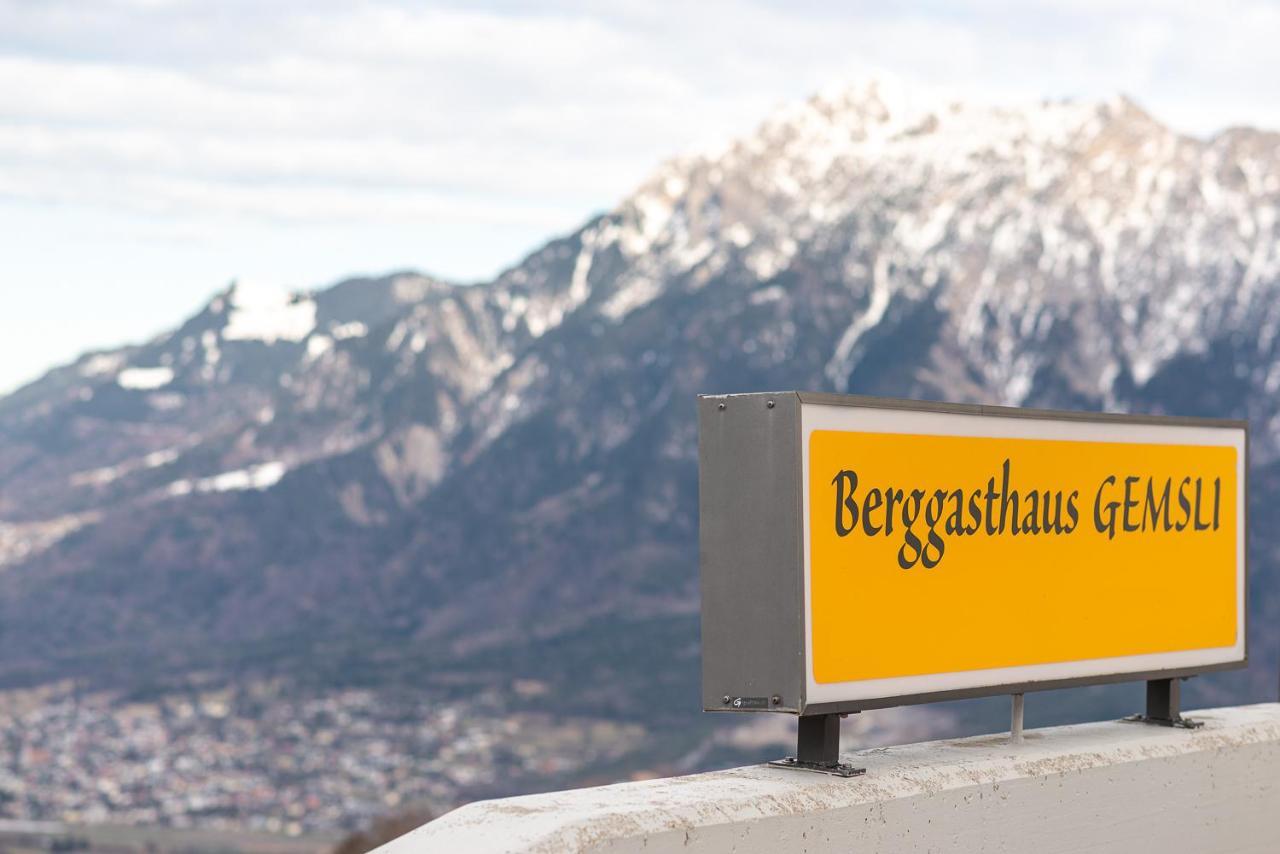 Aparthotel-Almgasthaus Gemsli - A Bisal Oesterreich Ueberm Schweizer Rheintal Sevelen Extérieur photo