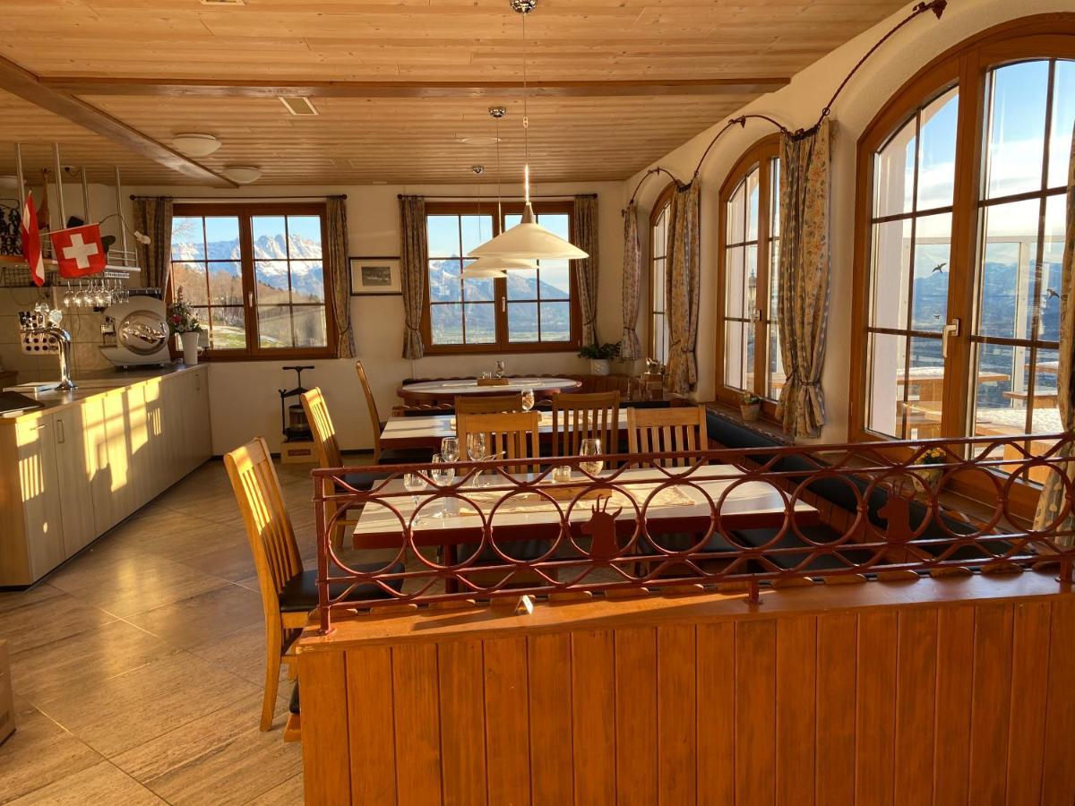 Aparthotel-Almgasthaus Gemsli - A Bisal Oesterreich Ueberm Schweizer Rheintal Sevelen Extérieur photo
